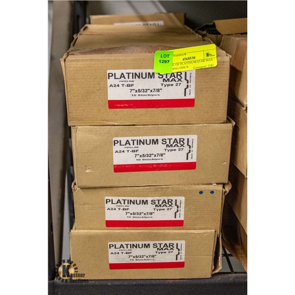 12 CASES OF PLATINUM STAR MAX GRINDING DISCS