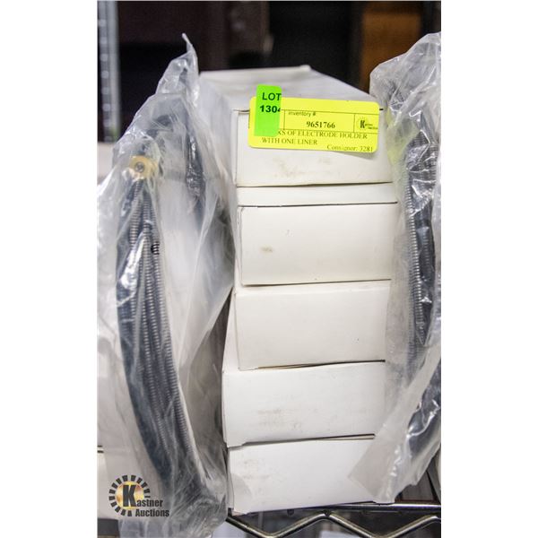5 BOXS OF ELECTRODE HOLDER WITH ONE LINER