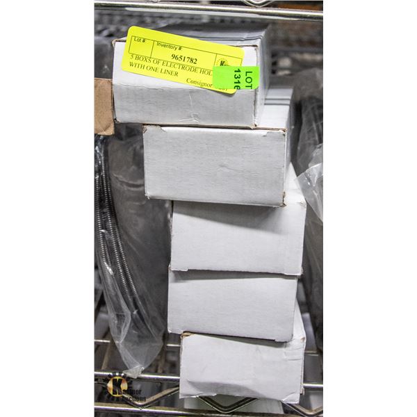5 BOXS OF ELECTRODE HOLDER WITH ONE LINER
