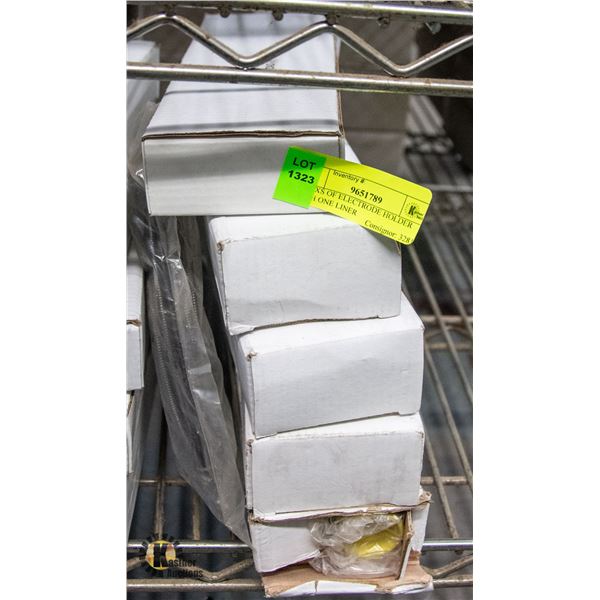 5 BOXS OF ELECTRODE HOLDER WITH ONE LINER