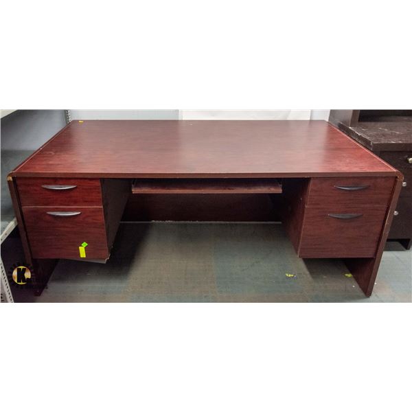 UNCLAIMED DESK H-29.5" W-36" L-72.25"