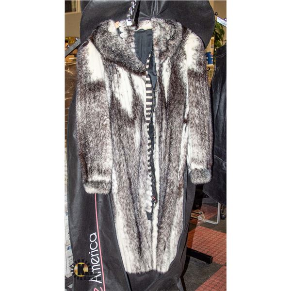 GENUINE FUR COAT 3/4 LENGTH