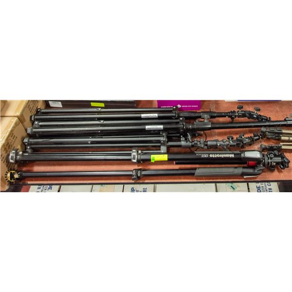 LOT OF 4 ASSORTED CAMERA TRIPODS