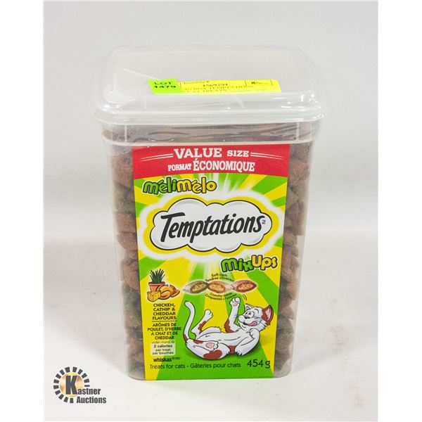 NEW 454G BOX TEMPTATIONS MIXUPS CAT TREATS