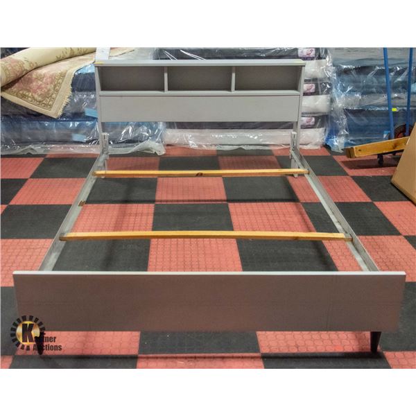 QUEEN SIZE BEDFRAME WITH HEADBOARD FOOTBOARD