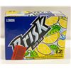 Image 1 : CASE OF 12 LEMON BRISK ICED TEA - 355ML PER CAN