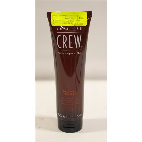 NEW BOTTLE AMERICAN CREW OFFICIAL SUPPLIER TO MEN-