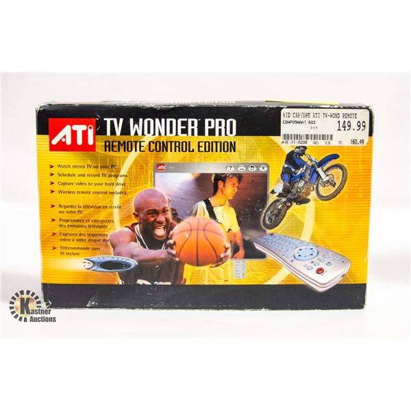 NEW IN BOX 2003 ATI TV WONDER PRO RCE