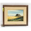 Image 1 : VINTAGE 1984 OIL PAINTING ON CANVAS