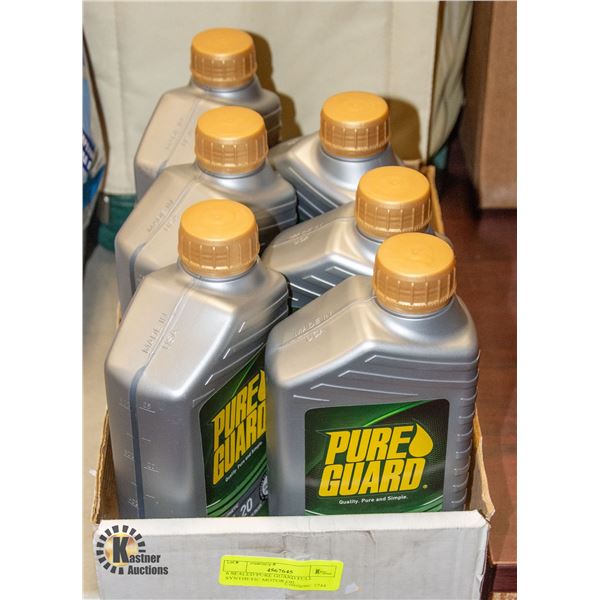 6 SEALED PURE GUARD FULL SYNTHETIC MOTOR OIL