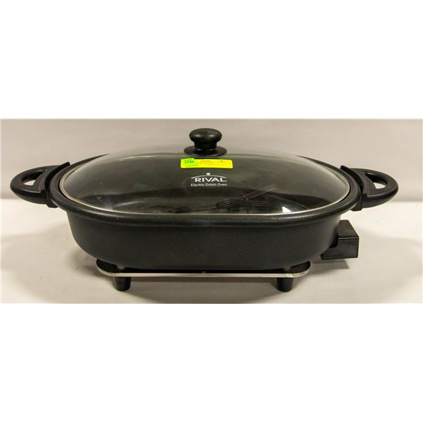 UNUSED RIVAL ELECTRIC DUTCH OVEN WITH INTERNAL-