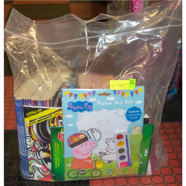 LG BAG OF COLOURING BOOKS
