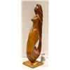 Image 1 : HANDCARVED MAHOGANY MERMAID STATUE BY ARTIST