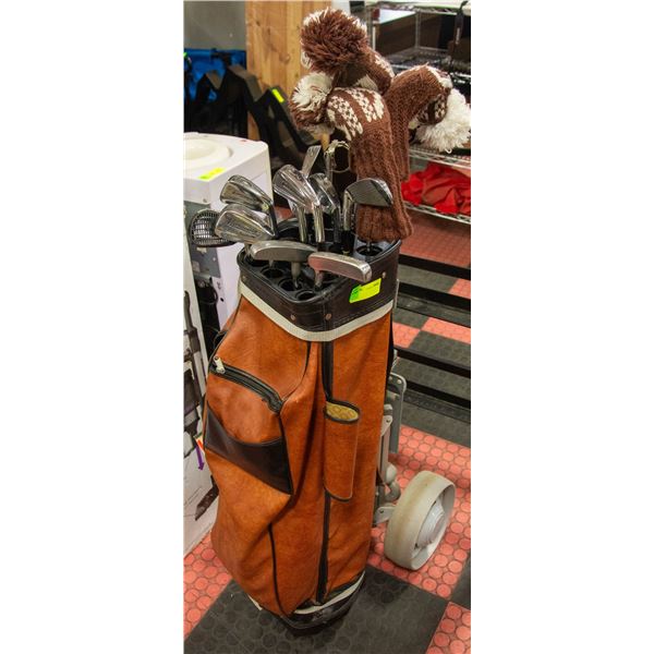 SET OF WILSON GOLF CLUBS WITH BAG