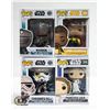 Image 1 : 4 STAR WARS FUNKO POP
