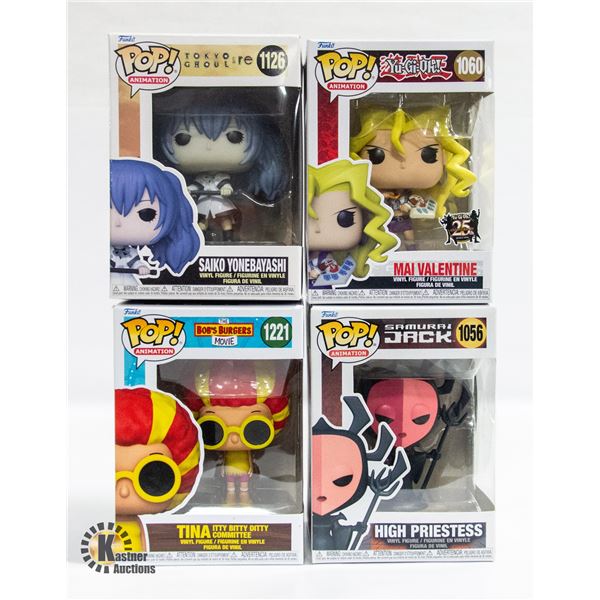 4 ANIMATION FUNKO POP