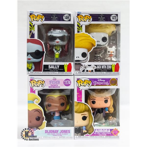4 DISNEY FUNKO POP