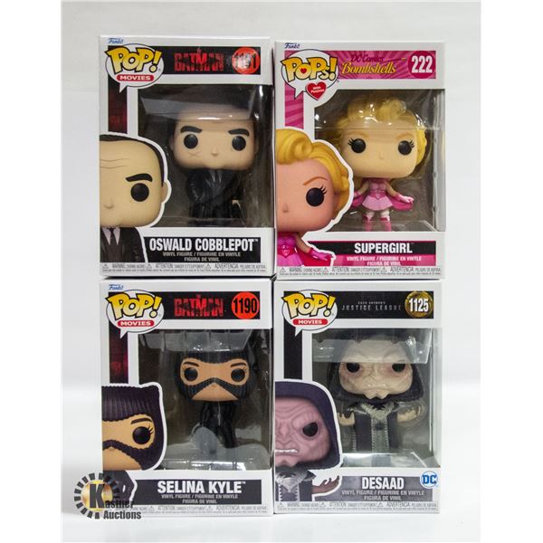 4 DC FUNKO POP