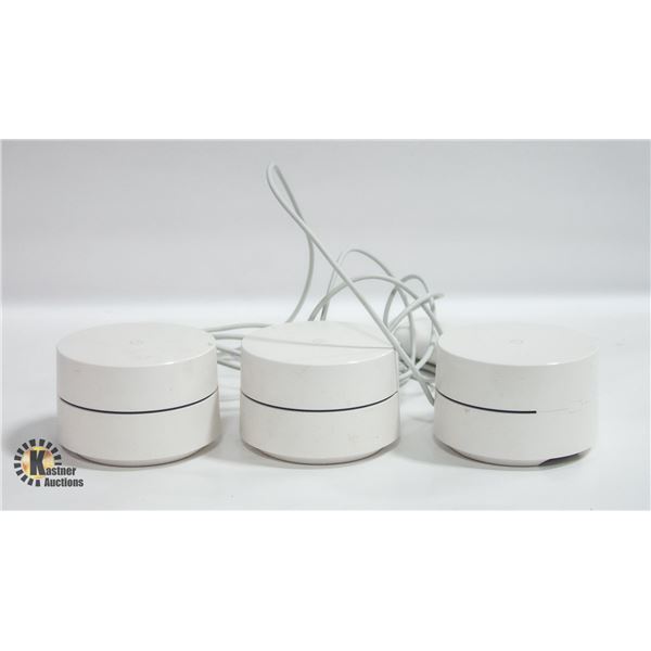 3 GOOGLE PUCKS