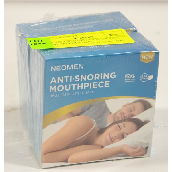 LOT OF 2 NEOMEN ANTI SNORING MOUTHPIECES NEW
