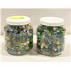 Image 1 : TWO LARGE JARS OF MARBLES