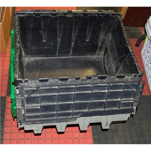3 LOCKABLE STORAGE TOTES