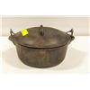 Image 1 : CAST IRON POT AND LID 10"