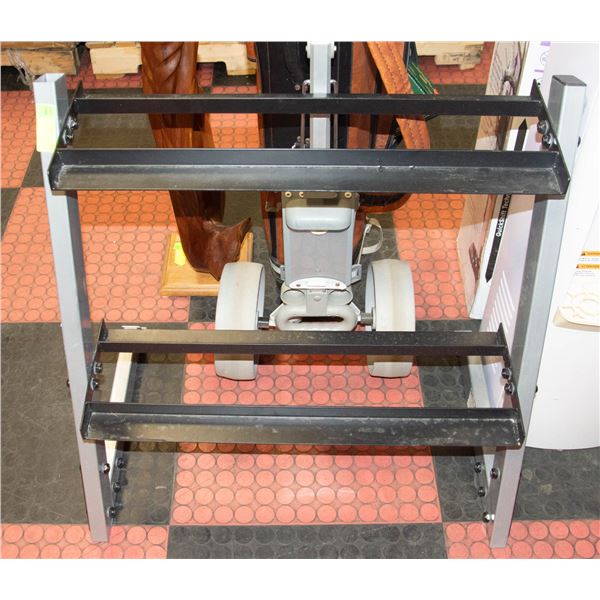 HOME GYM DUMBELL HOLDER