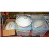 Image 1 : LOT OF NEW WHITE LIGHT FIXTURES