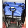 Image 1 : OUTDOOR COLLAPSIBLE FOLDING BLUE WAGON