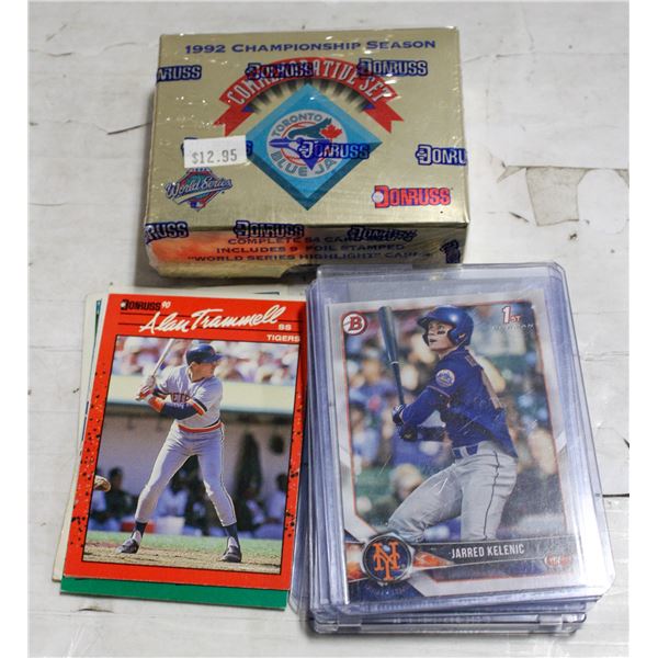 BOX OF BASEBALL CARDS
