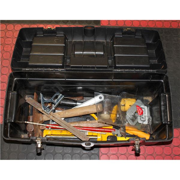 STANLEY TOOL BOX FULL OF TOOLS
