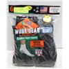 Image 1 : SHORT BLACK BOOT CREW SOCKS 12-16 SIZE 6-PACK FRUI