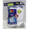 Image 1 : WHITE CREW SOCKS 12-16 SIZE 6-PACK FRUIT OF