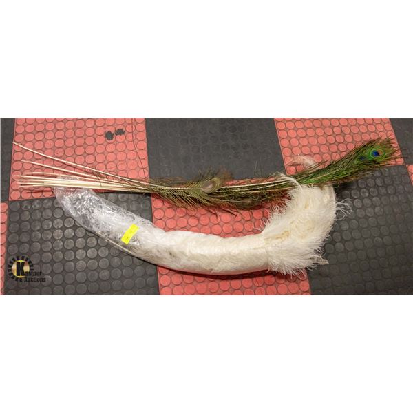 PEACOCK FEATHERS ALL TOGETHER-ESTATE