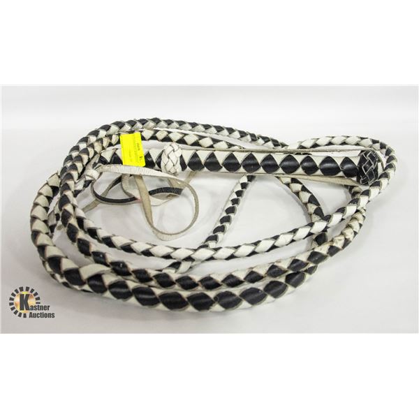 10FT LEATHER "BULL WHIP"-ESTATE