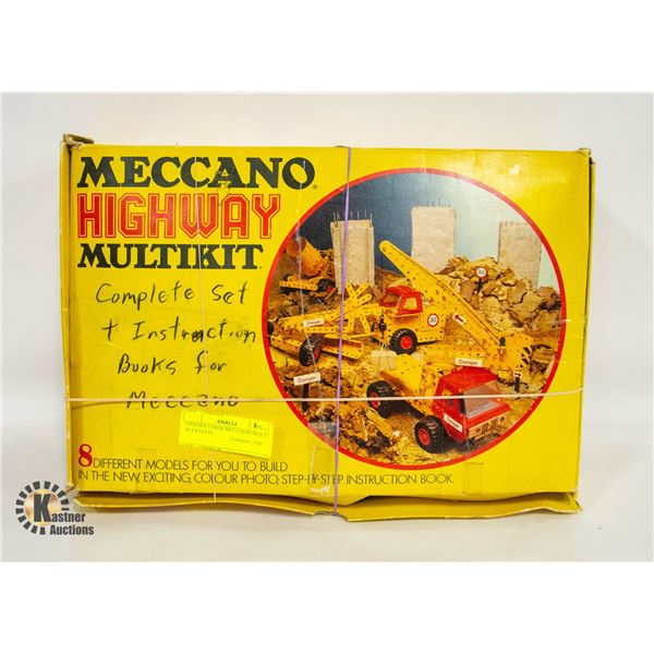 VINTAGE LARGE MECCANNO BUILD SET-ESTATE