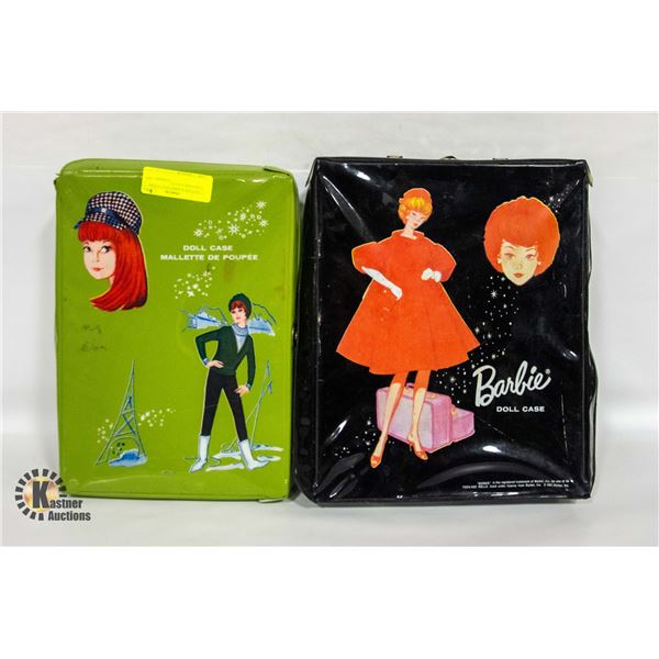 2 VINTAGE BARBIE DOLL CASES TOGETHER-ESTATE