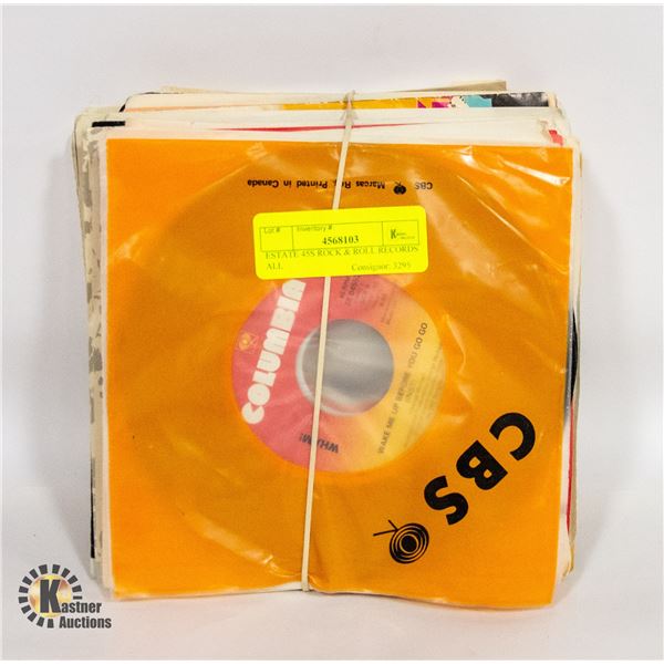 ESTATE 45S ROCK & ROLL RECORDS ALL