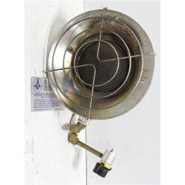 MR. HEATER PROPANE HEATER, ATTACHES TO A LARGE