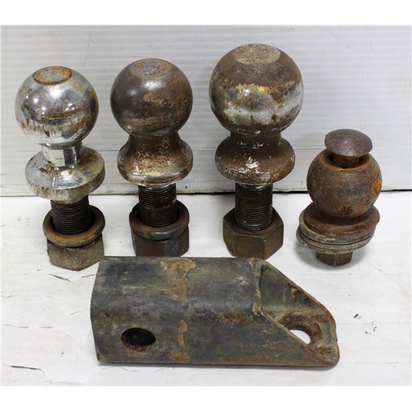 4 BALL RECEIVERS 2X 2", 1X 2-5/6" 1X 1-7/8" PLUS