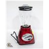 Image 1 : RED OSTER 12-SPEED BLENDER WITH 14
