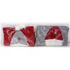 Image 1 : NEW SET OF FELT CHRISTMAS TABLE LINERS RED, GREY