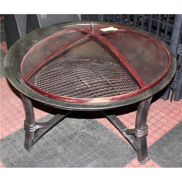 ROUND METAL FIREPIT