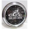 Image 1 : BATTERY OPERATED ORANGE COUNTY CHOPPERS WALL CLOCK