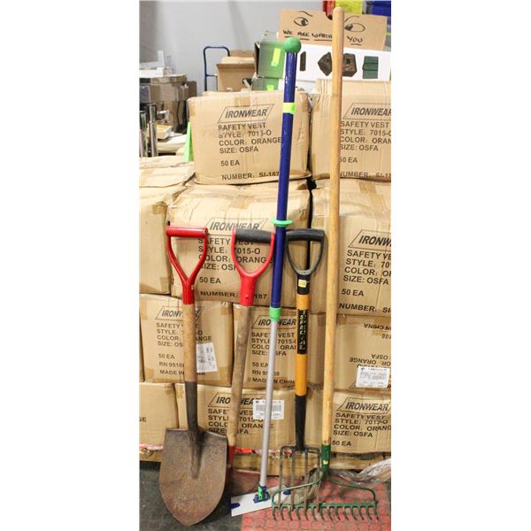 LOT OF GARDENING TOOLS