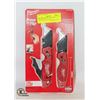 Image 1 : MILWAUKEE 2PC FAST-BACK FOLDING KNIFE SET