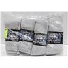 Image 1 : NEW 12 PAIRS GREY EVERBEST SIZE 9-11 SOCKS