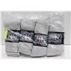 Image 1 : NEW 12 PAIRS GREY EVERBEST SIZE 9-11 SOCKS