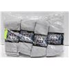 Image 1 : NEW 12 PAIRS GREY EVERBEST SIZE 9-11 SOCKS